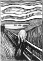 The Scream d’Edvard Munch 1895 POP Art